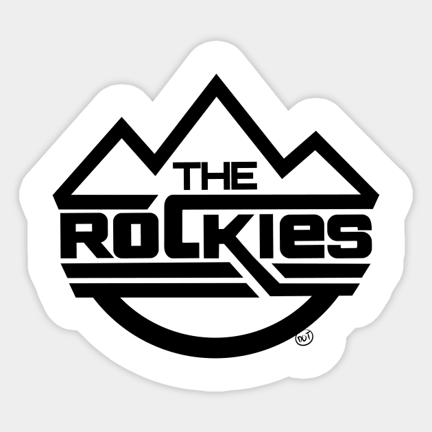 The Rockies F/B Sticker by Adotreid